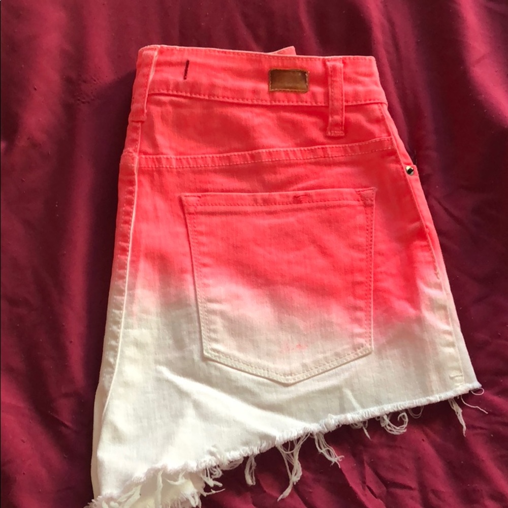 High rise cheeky shorts